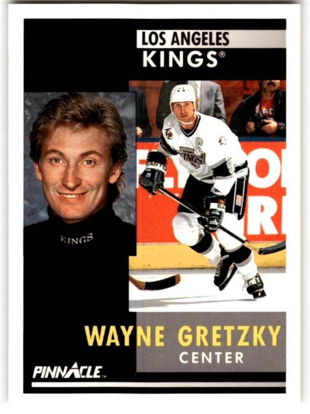 🔥NOW $3🔥 Wayne Gretzky 1991/92 Pinnacle Los Angeles Kings Hockey Card